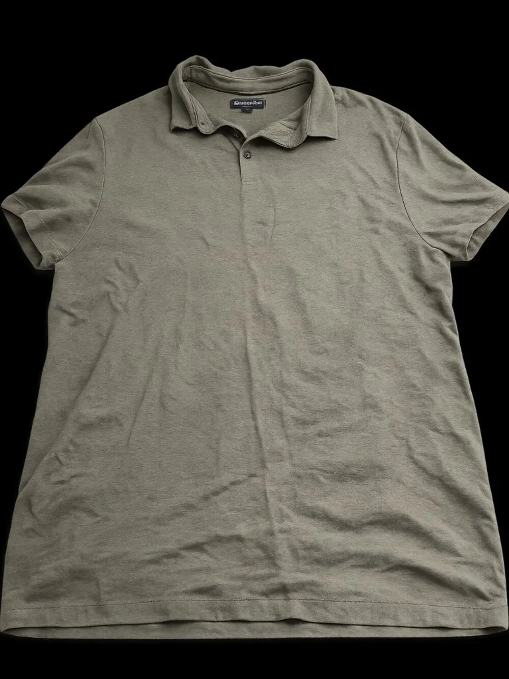 Olive Green Polo Shirt Close-Up For Men | Size XL| Banana Republic |OpenToOffer